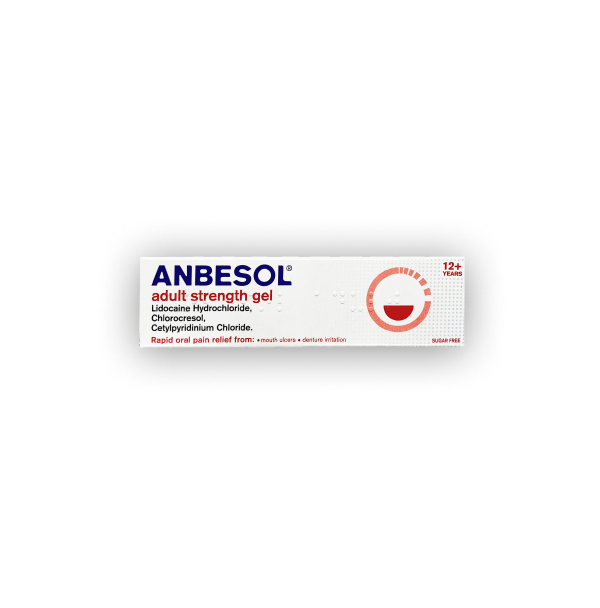 Anbesol Adult Strength Gel For Ulcers