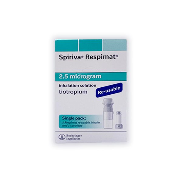 Spiriva Respimat (Tiotropium 2.5mcg) Inhalation Cartridge With Device