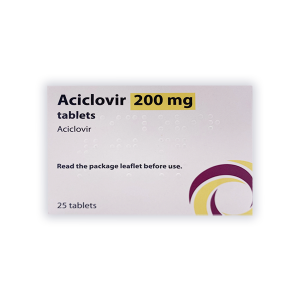 Aciclovir 200mg Tablets For Cold Sores