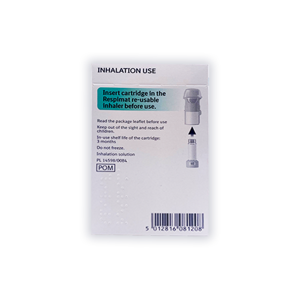 Spiriva Respimat (Tiotropium 2.5mcg) Inhalation Cartridge With Device