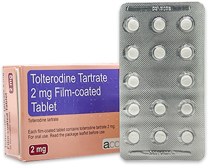 Tolterodine Tablets (1mg, 2mg, 4mg)