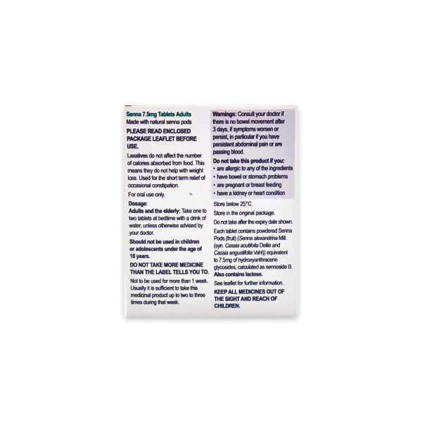 Numark Senna 7.5mg (20 Tablets)