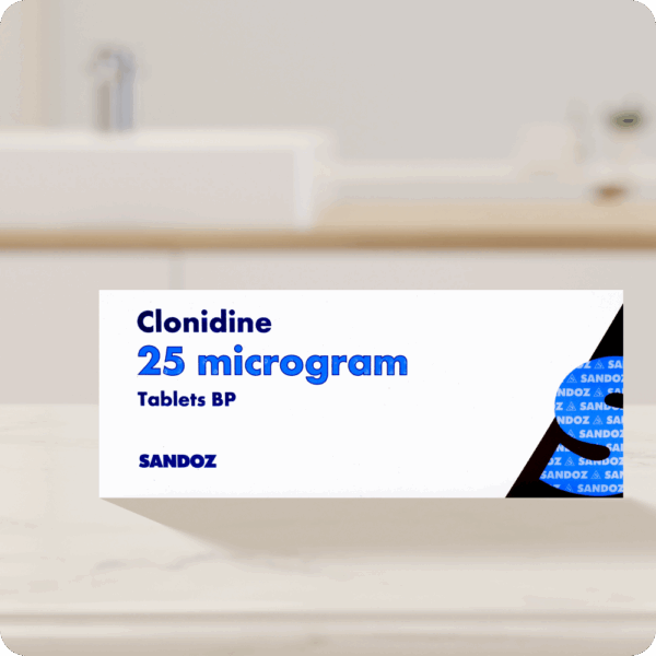 Clonidine Tablets For Migraine Prophylaxis (25mcg)
