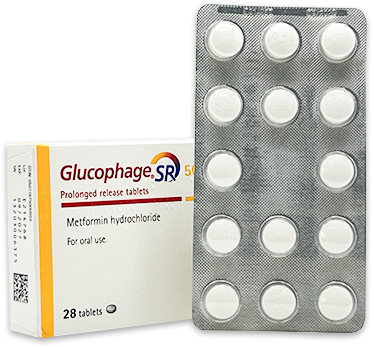 Glucophage Tablets (Prolonged Release) (500mg, 750mg, 1000mg)