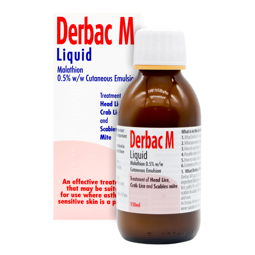 Derbac M Liquid (Head Lice Treatment)