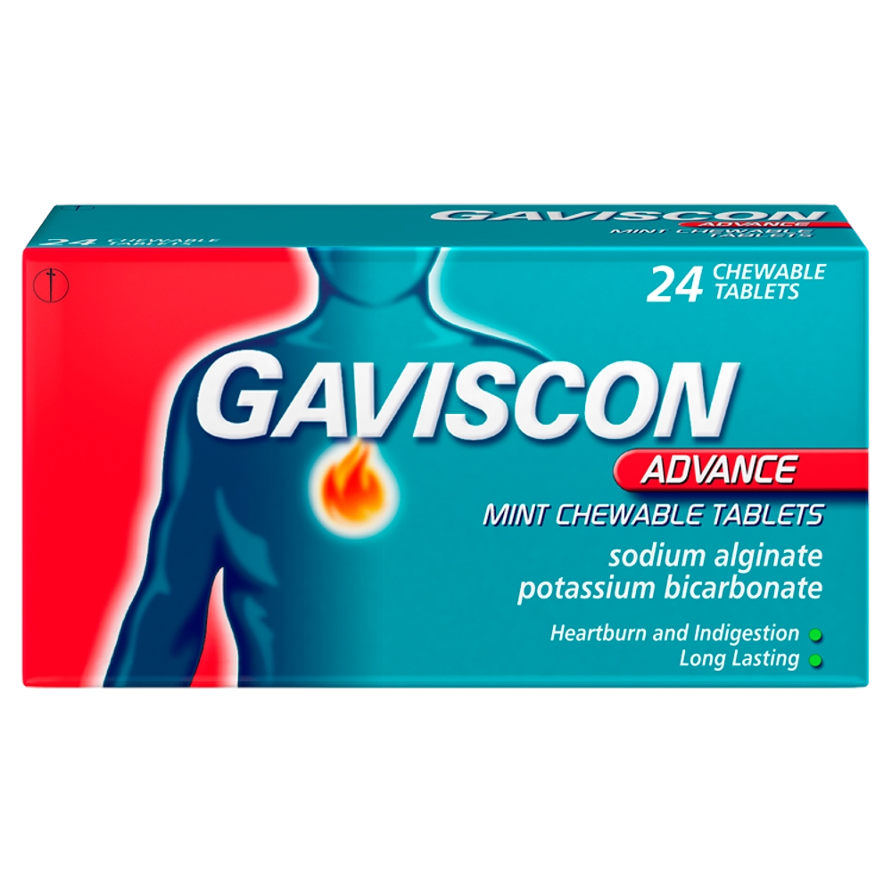 Gaviscon Advance Heartburn & Indigestion Tablets