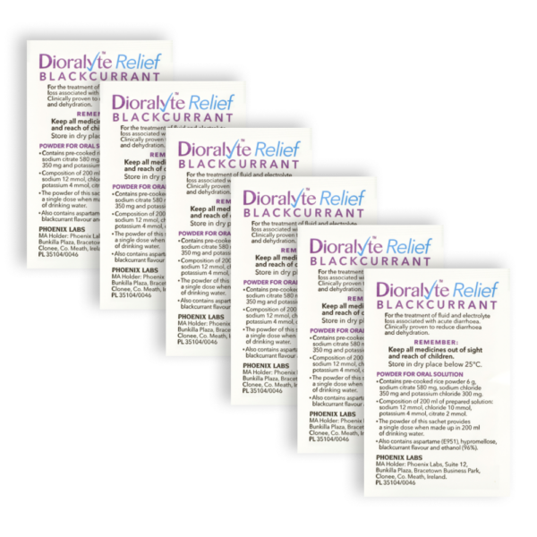 Dioralyte BlackCurrant Sachets