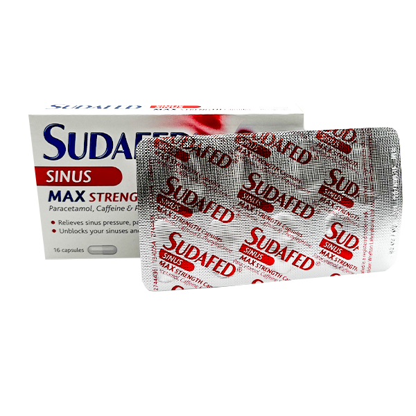 Sudafed Sinus Max Strength Capsules