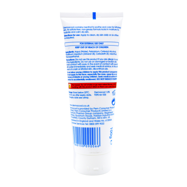 Dermacool Aqueous Cream 100g