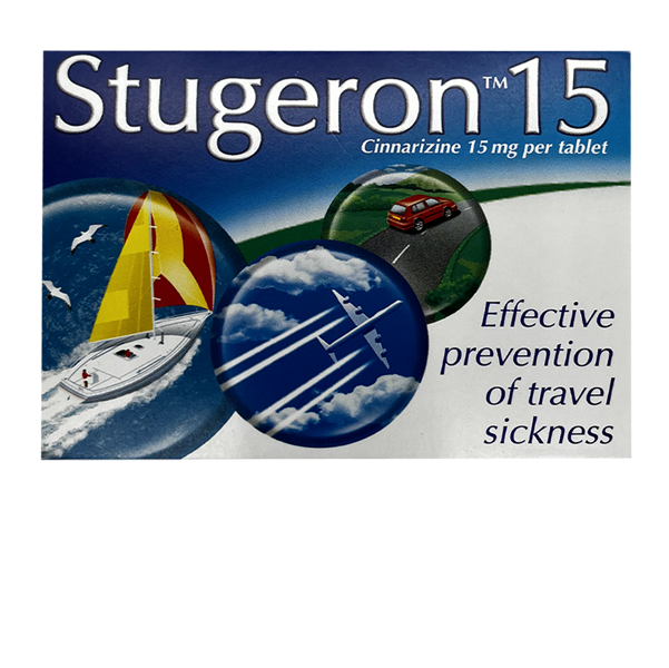 Stugeron (Cinnarizine) Tablets For Travel Sickness