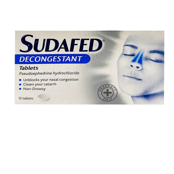 Sudafed Decongestant Tablets