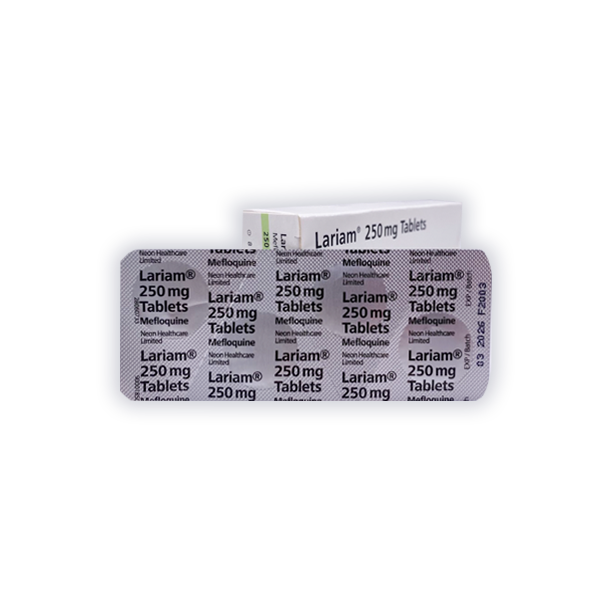 Lariam (Mefloquine) 250mg Malaria Prevention Tablets