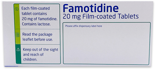 Famotidine Tablets For Acid Reflux (20mg, 40mg)