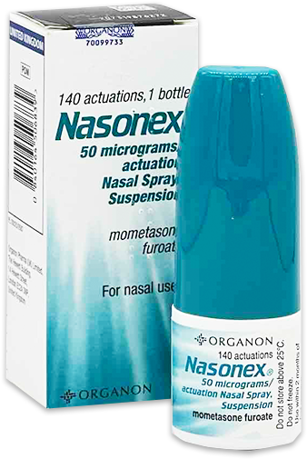 Mometasone (Nasonex) 50mcg Nasal Spray
