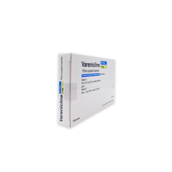 Varenicline Tablets For Smoking Cessation (0.5mg, 1mg)