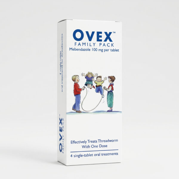 Ovex Family Pack For Threadworm Infection (4 Tablets)