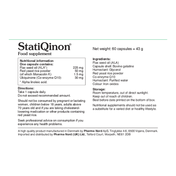 StatiQinon Cholesterol Balance Capsules