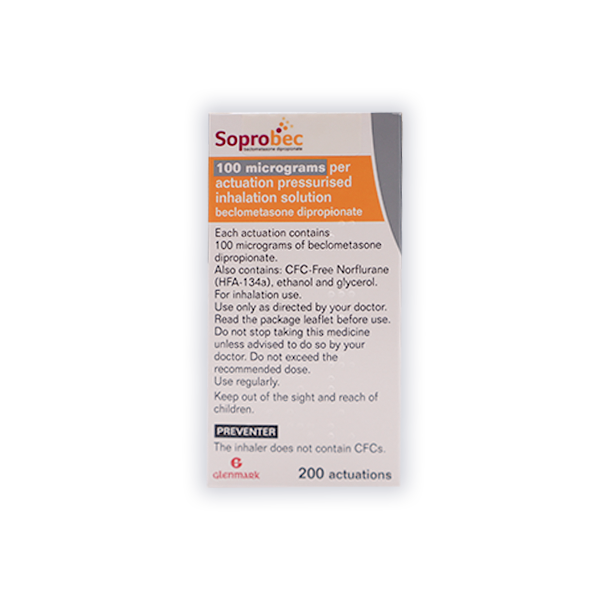 Soprobec Inhaler (100mcg, 200mcg, 250mcg)
